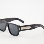 Brillen SL 659 Sonnenbrille Saint Laurent Schwarz Unisex