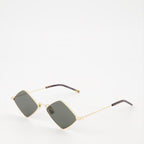 Brillen Lunettes de soleil SL 302 Saint Laurent Gold Unisex