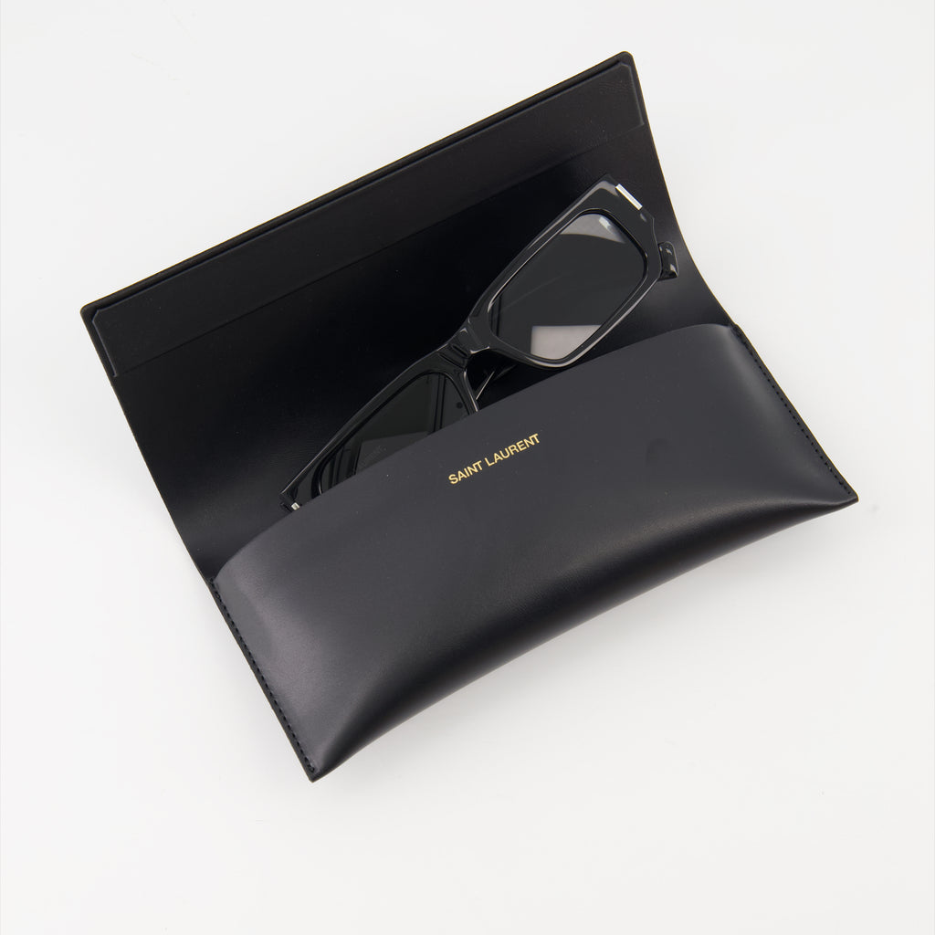 Brillen Lunettes de soleil SL 660 Saint Laurent Schwarz Unisex