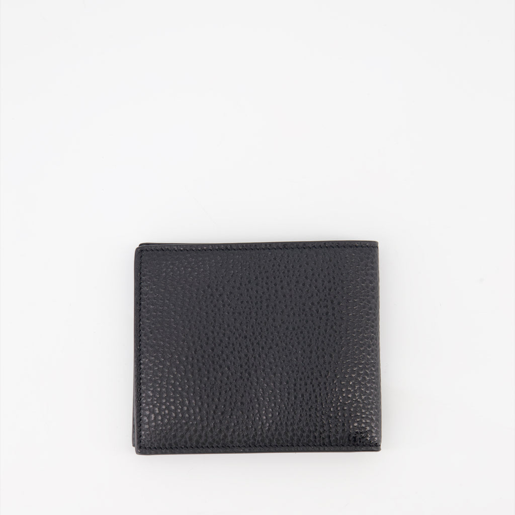 Petite maroquinerie Portefeuille Cassandre en cuir Saint Laurent Noir Homme