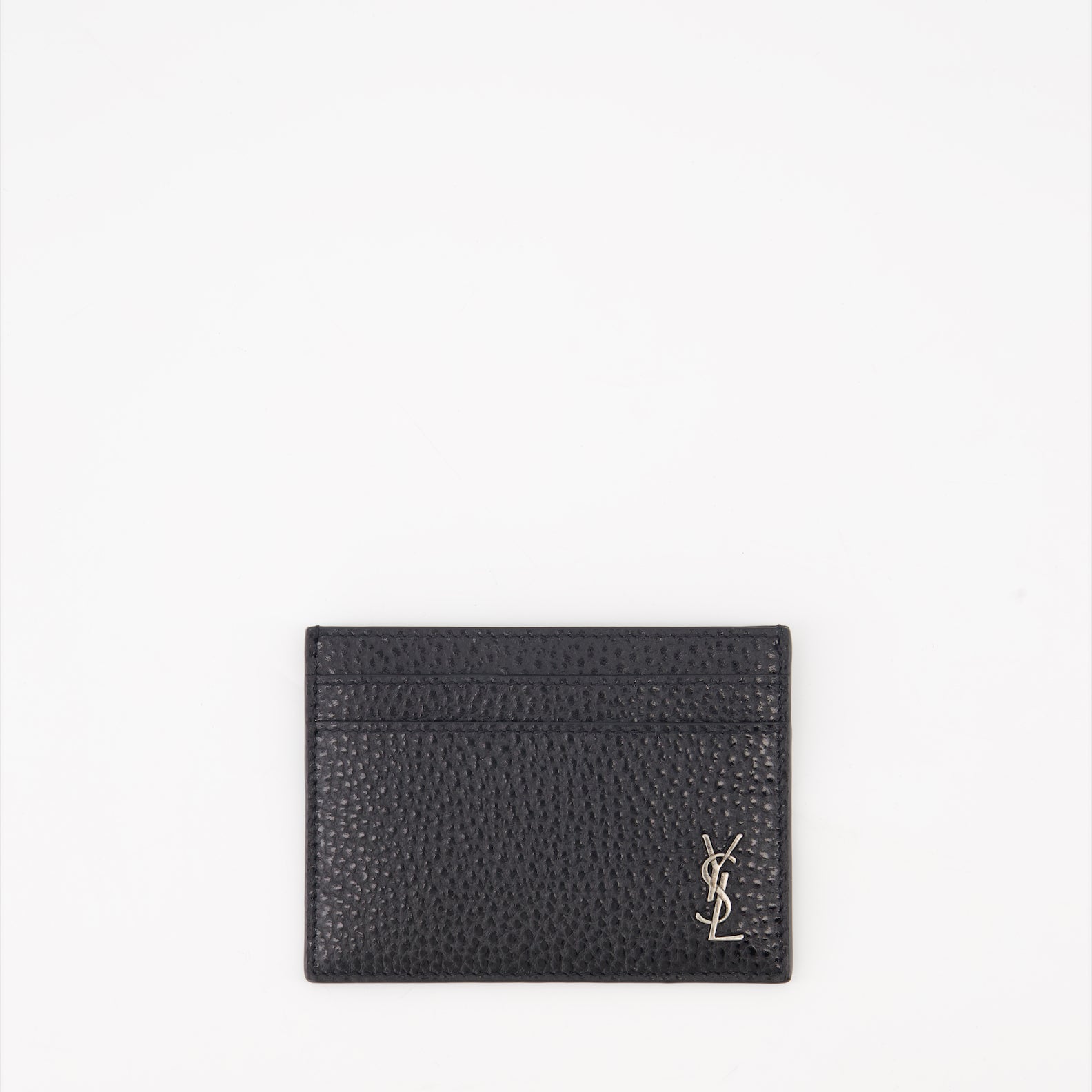 Pequenos artigos de couro Porte-cartes Cassandre en cuir Saint Laurent Preto Homme