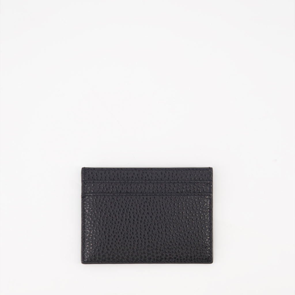 Small leather goods Cassandre leather card holder Saint Laurent Black Man
