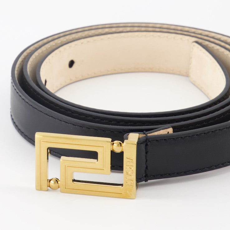 Belts Greca Belt Versace Black Women