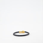 Joias Bracelet en cuir tressé Versace Preto Unissex
