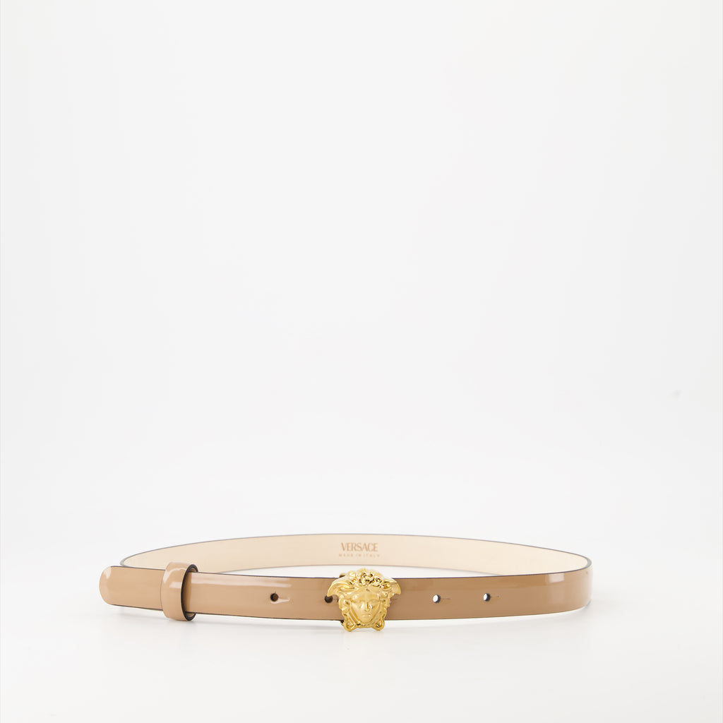 Ceintures Ceinture Medusa Versace Beige Femme