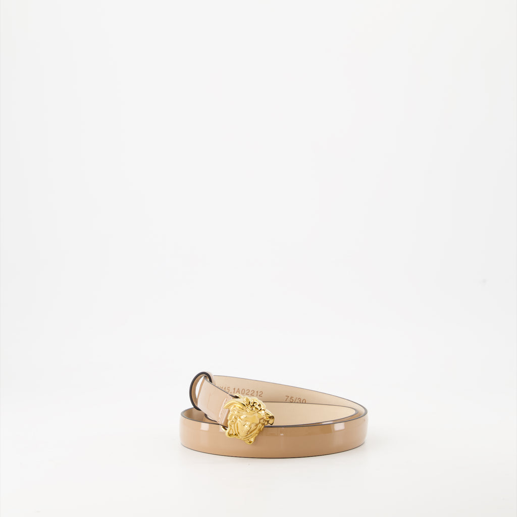 Ceintures Ceinture Medusa Versace Beige Femme