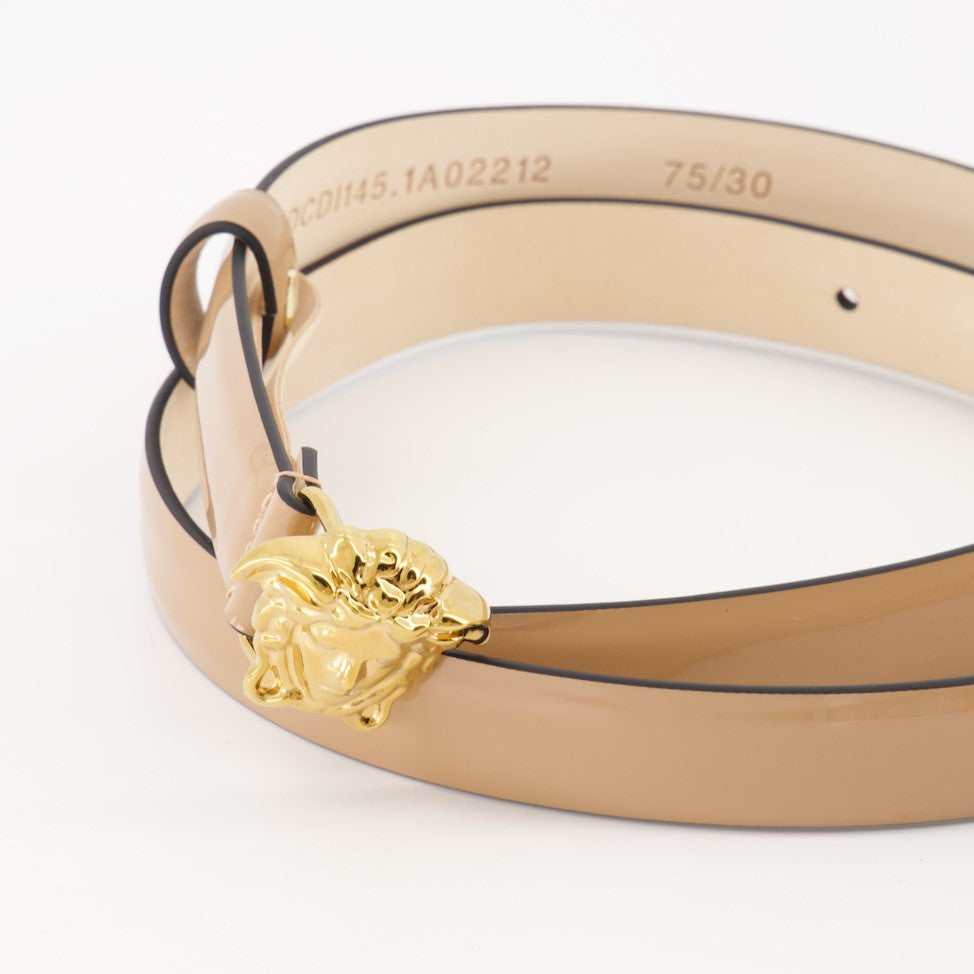 Ceintures Ceinture Medusa Versace Beige Femme