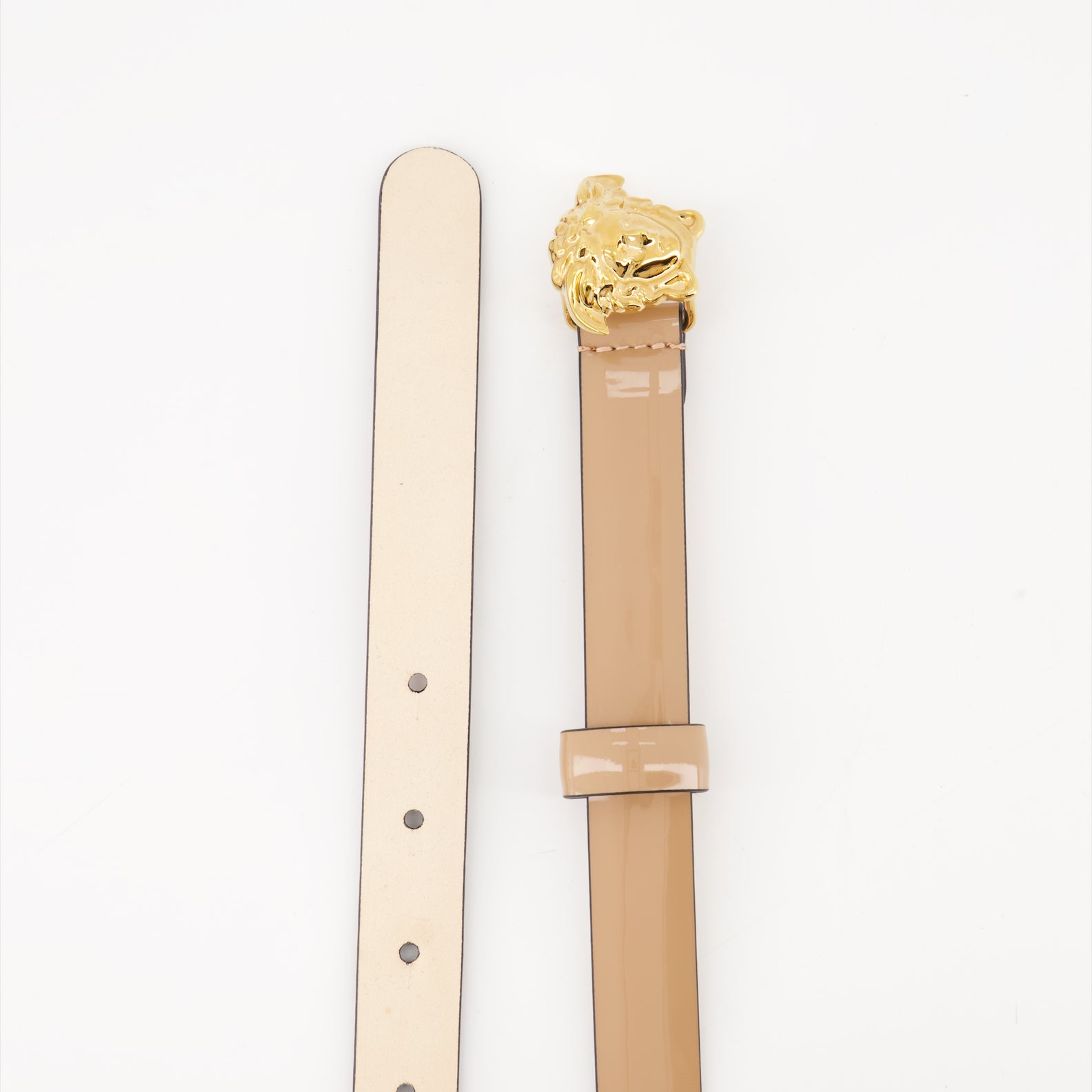 Ceintures Ceinture Medusa Versace Beige Femme