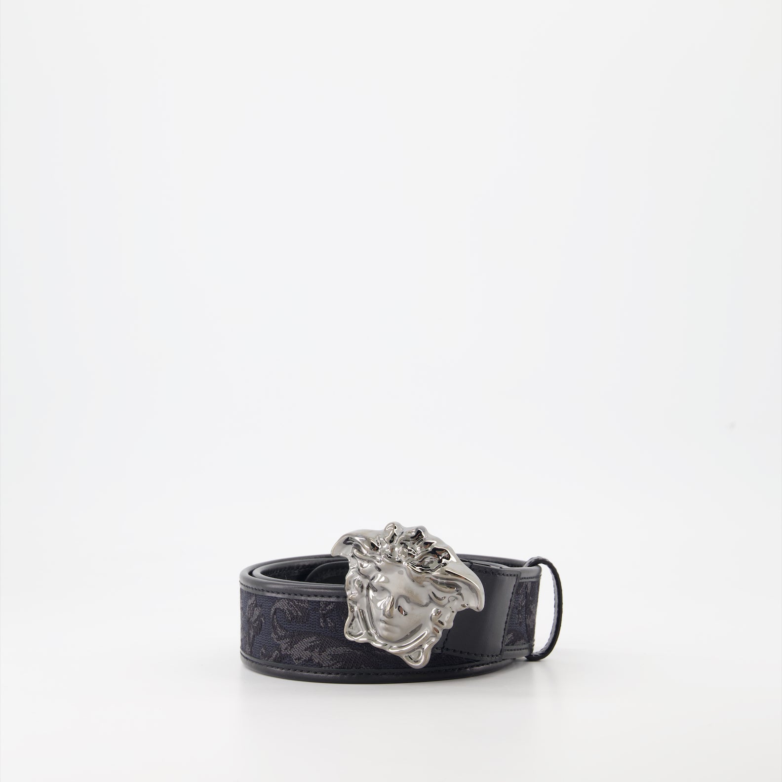 Ceintures Ceinture Medusa Barocco Versace Noir Homme