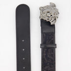 Gürtel Ceinture Medusa Barocco Versace Schwarz Homme