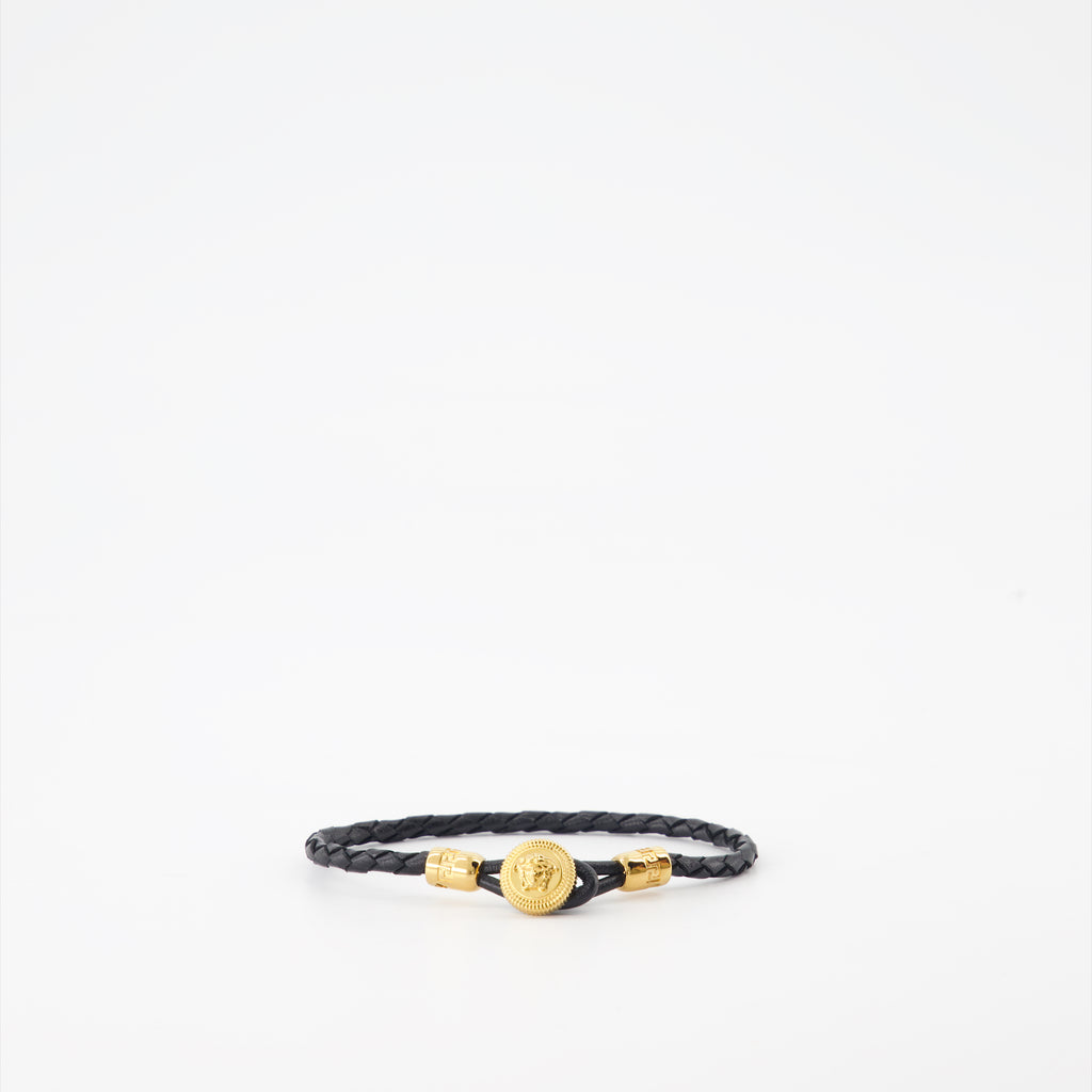 Jewelry Medusa bracelet Versace Black Unisex