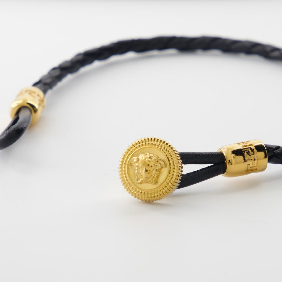 Jewelry Medusa bracelet Versace Black Unisex