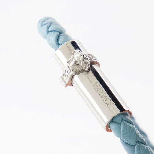 Joias Bracelet en cuir tressé Versace Azul Unissex