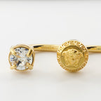 Gioielli Bague double Medusa Versace Oro Femme