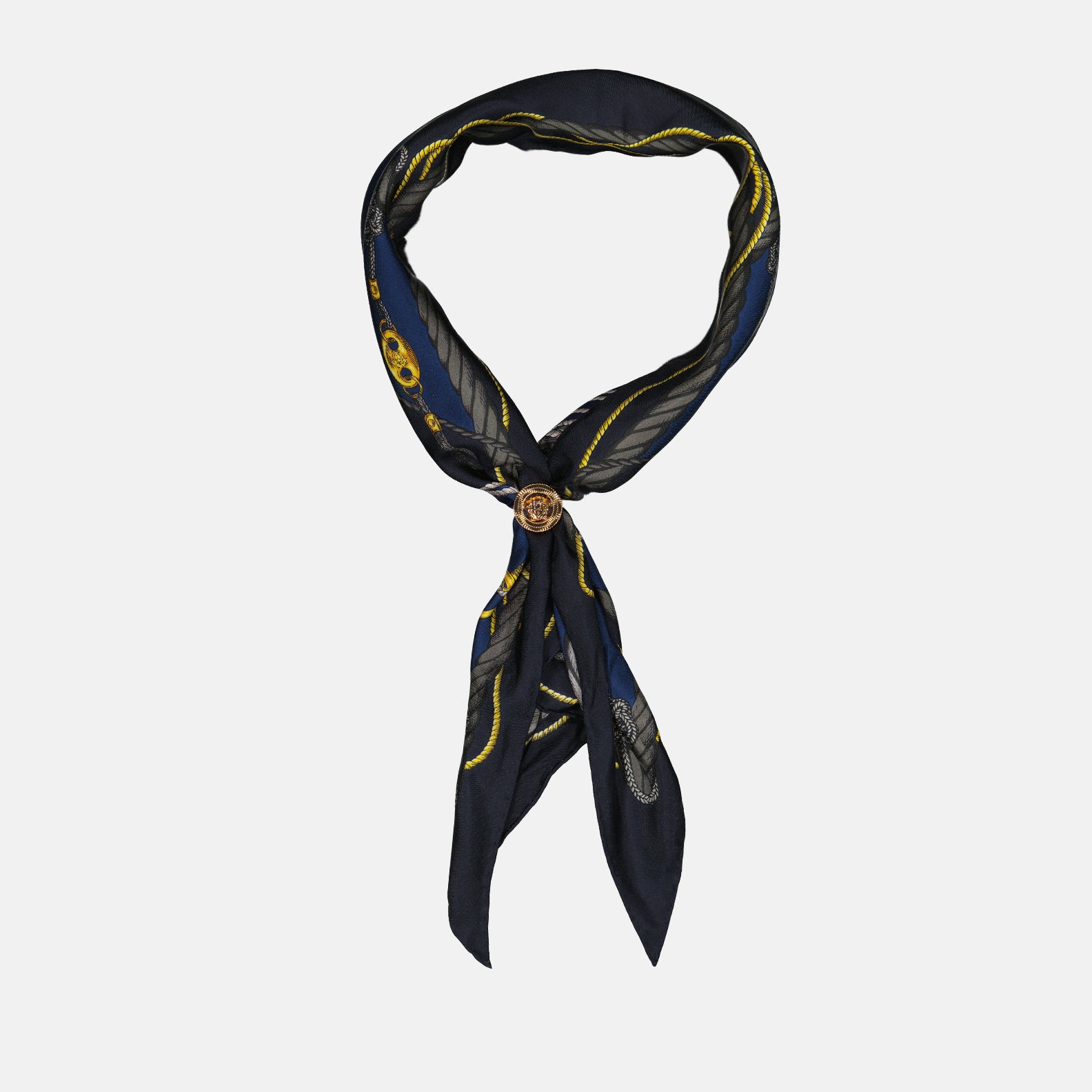 Foulard en soie Nautical