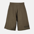 Shorts Short en coton Givenchy Kaki Homme