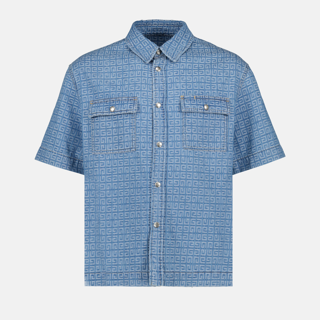 Hemden Chemise en denim Givenchy Blau Homme