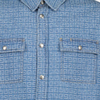 Hemden Chemise en denim Givenchy Blau Homme