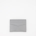 소형 가죽 제품 마이크로 4G 가죽 카드 홀더 Givenchy 회색 Homme