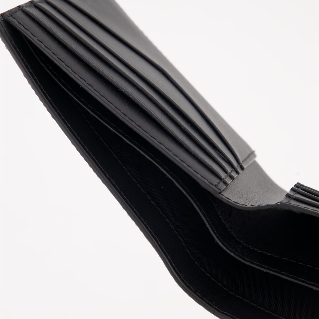 Kleine lederwaren Portefeuille en cuir micro 4G Givenchy Schwarz Homme