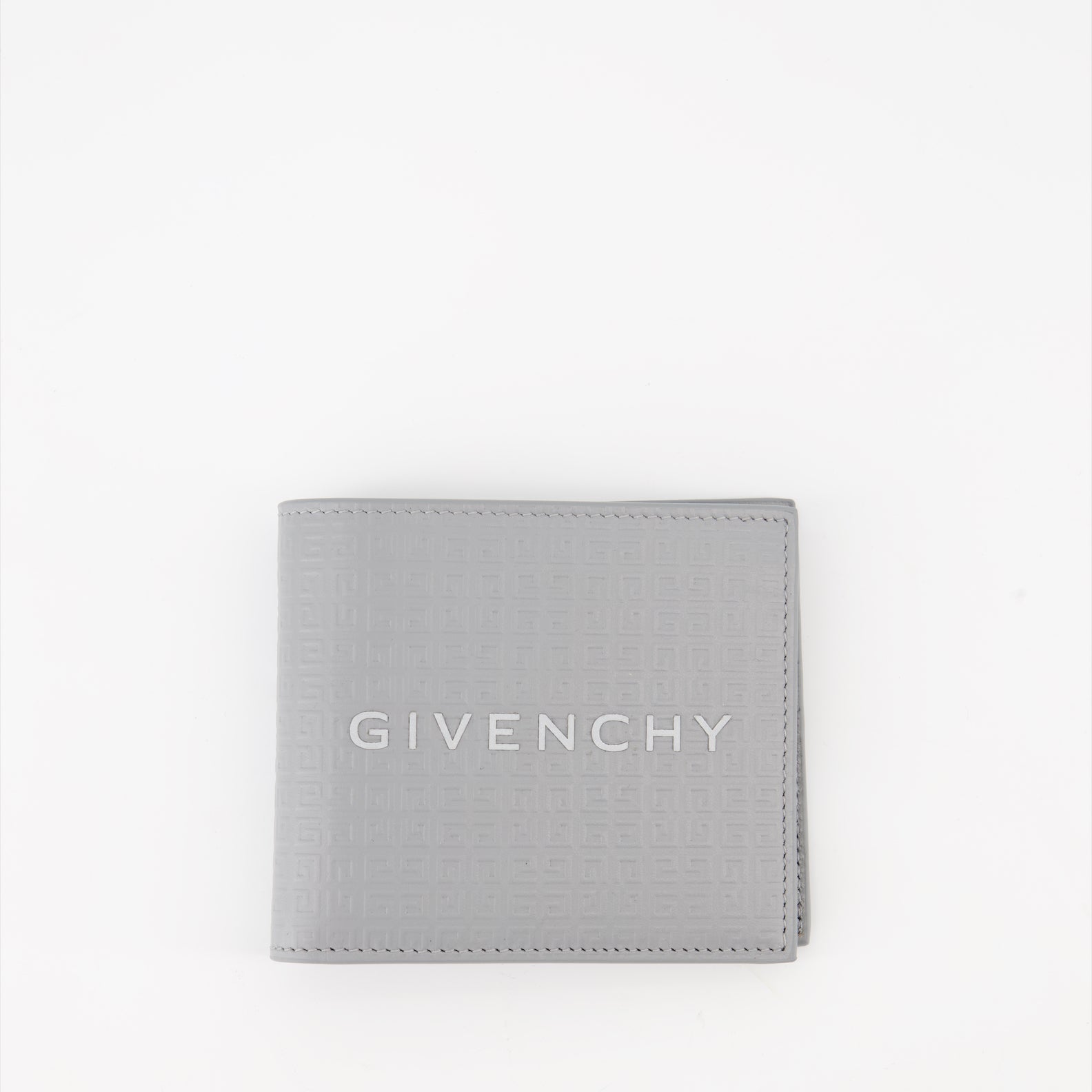 Small leather goods Micro 4G Leather Wallet Givenchy Gray Man
