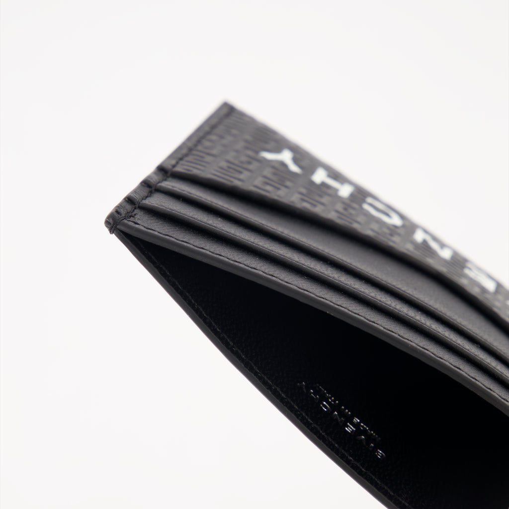 Petite maroquinerie Porte-cartes en cuir micro 4G Givenchy Noir Homme