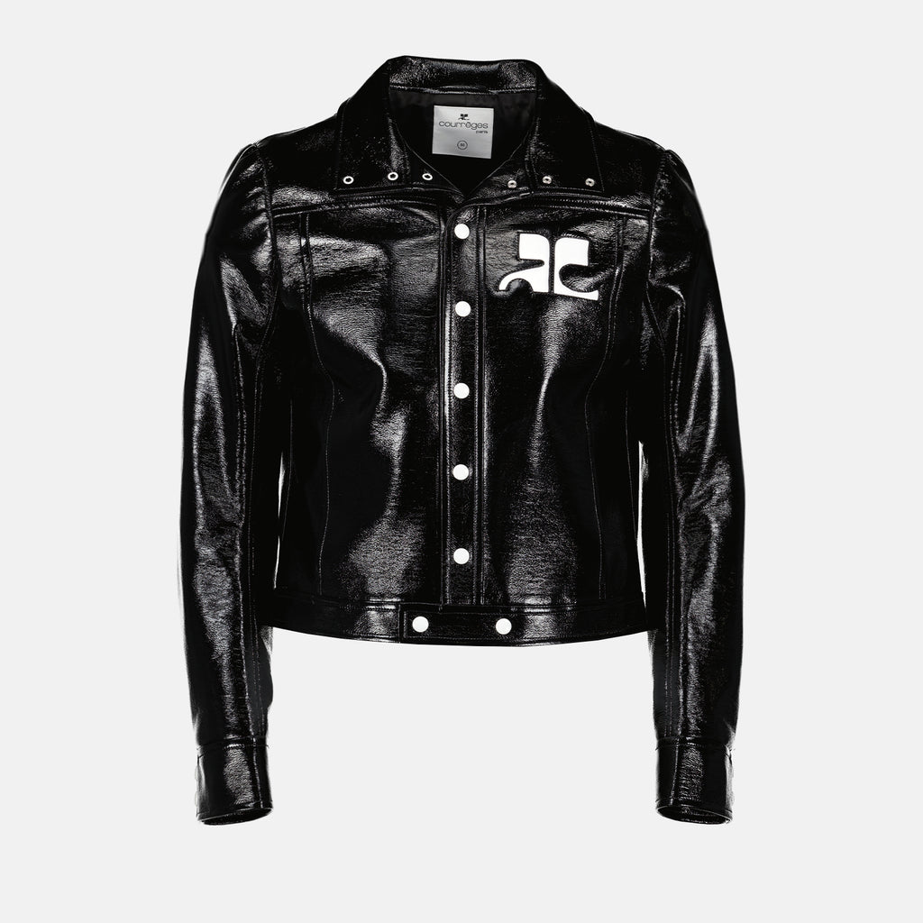 Jackets Vinyl Jacket Reissue Courrèges Black Men