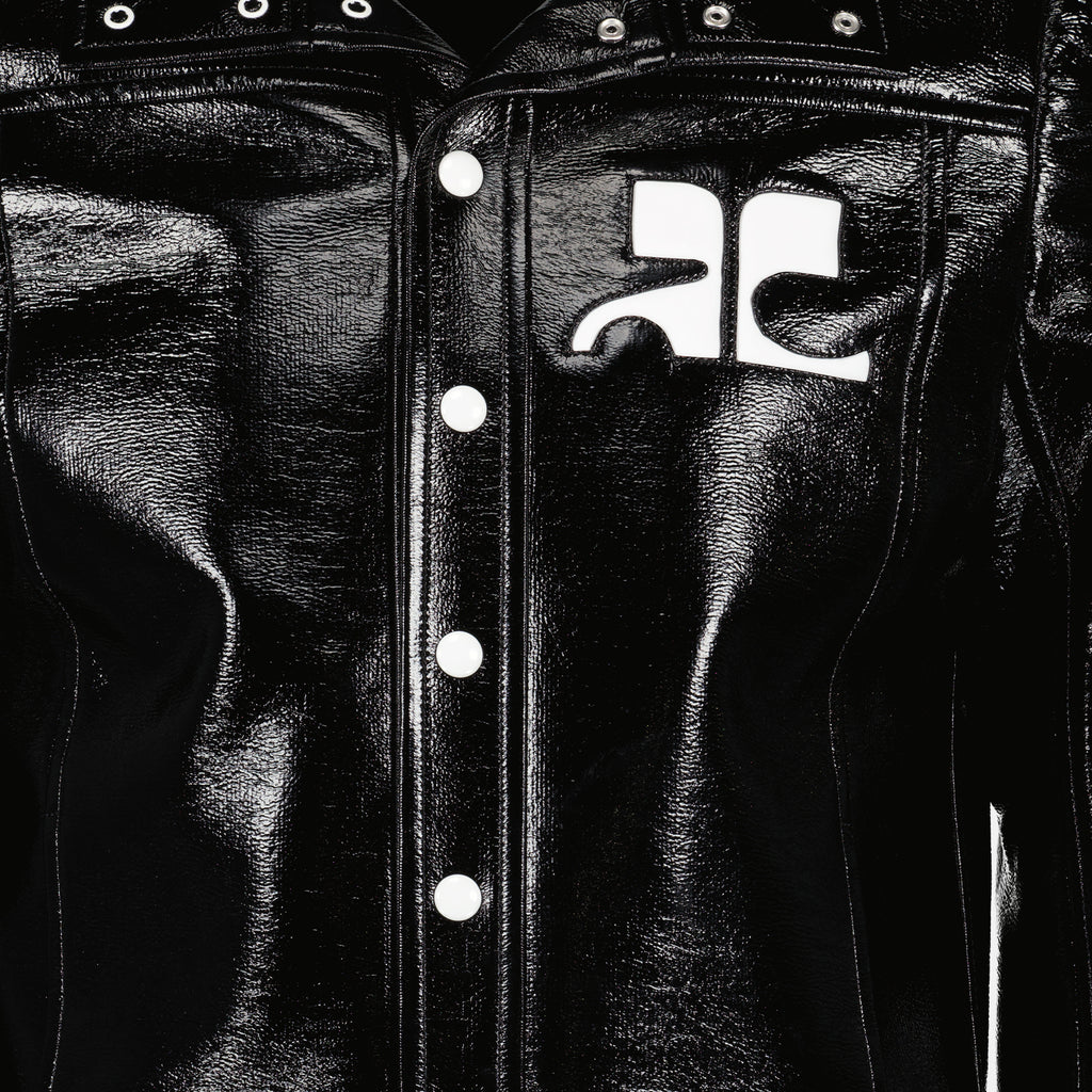 Jackets Vinyl Jacket Reissue Courrèges Black Men