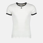 T-shirts Contrast T-shirt Reissue Courrèges White Man