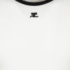 T-shirts Contrast T-shirt Reissue Courrèges White Man