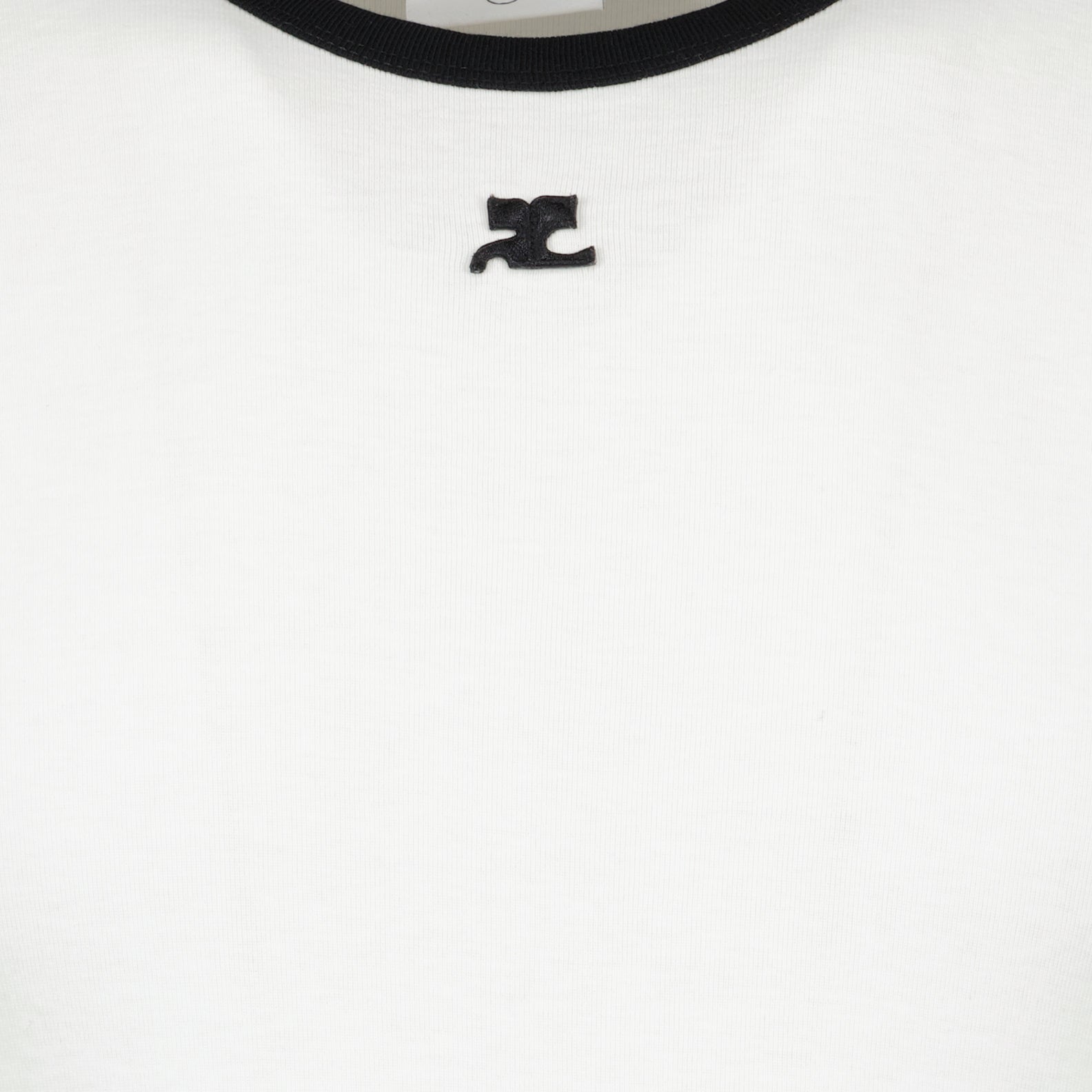 T-shirts Contrast T-shirt Reissue Courrèges White Man