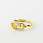 Jewelry Bague dorée O'Lock Fendi Gold Femme