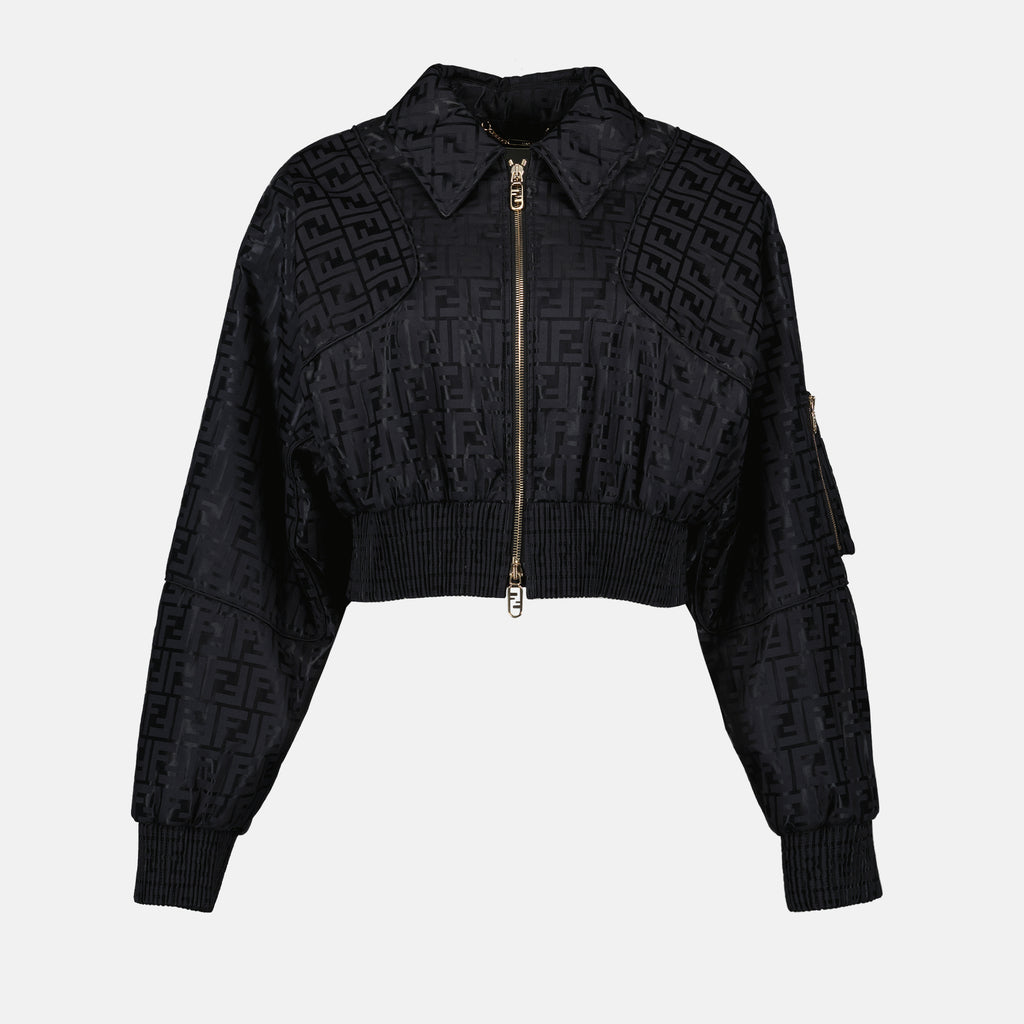 Vestes Bomber FF Fendi Noir Femme