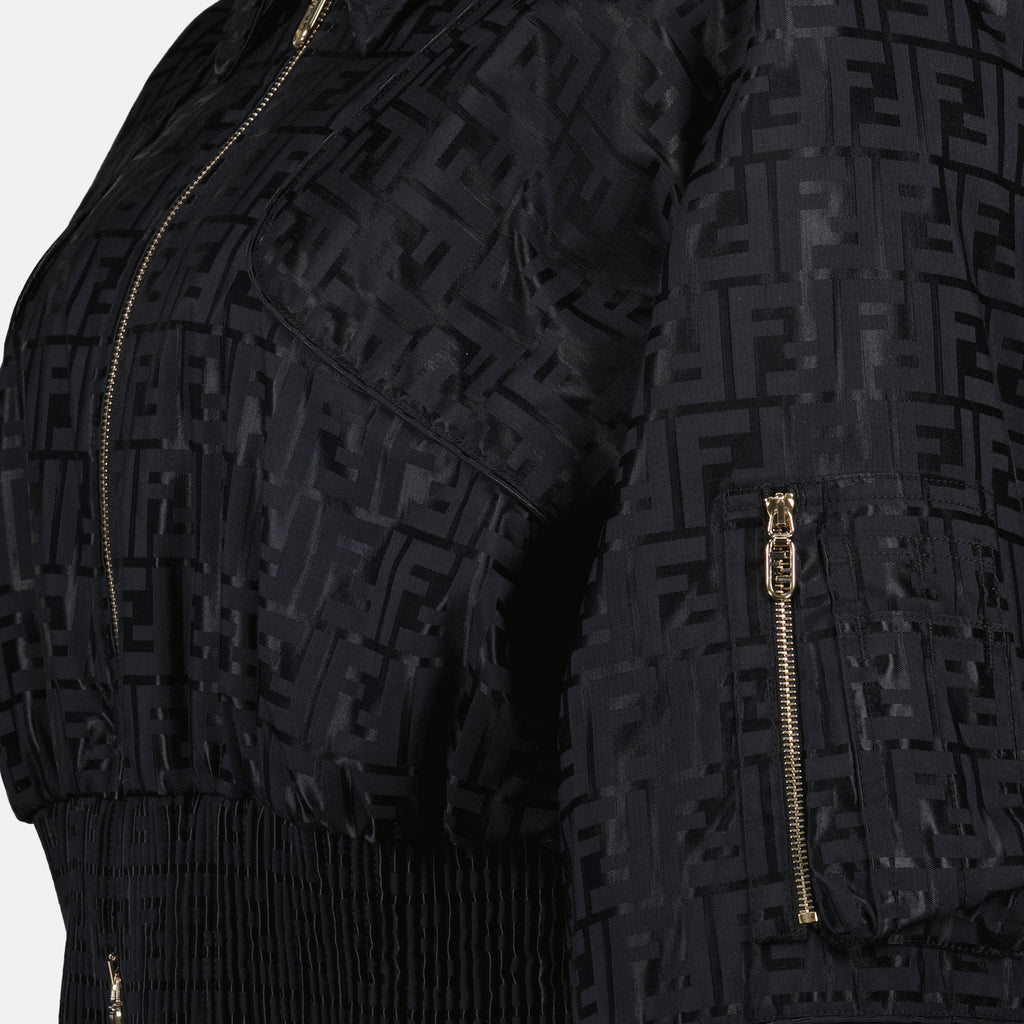 Vestes Bomber FF Fendi Noir Femme
