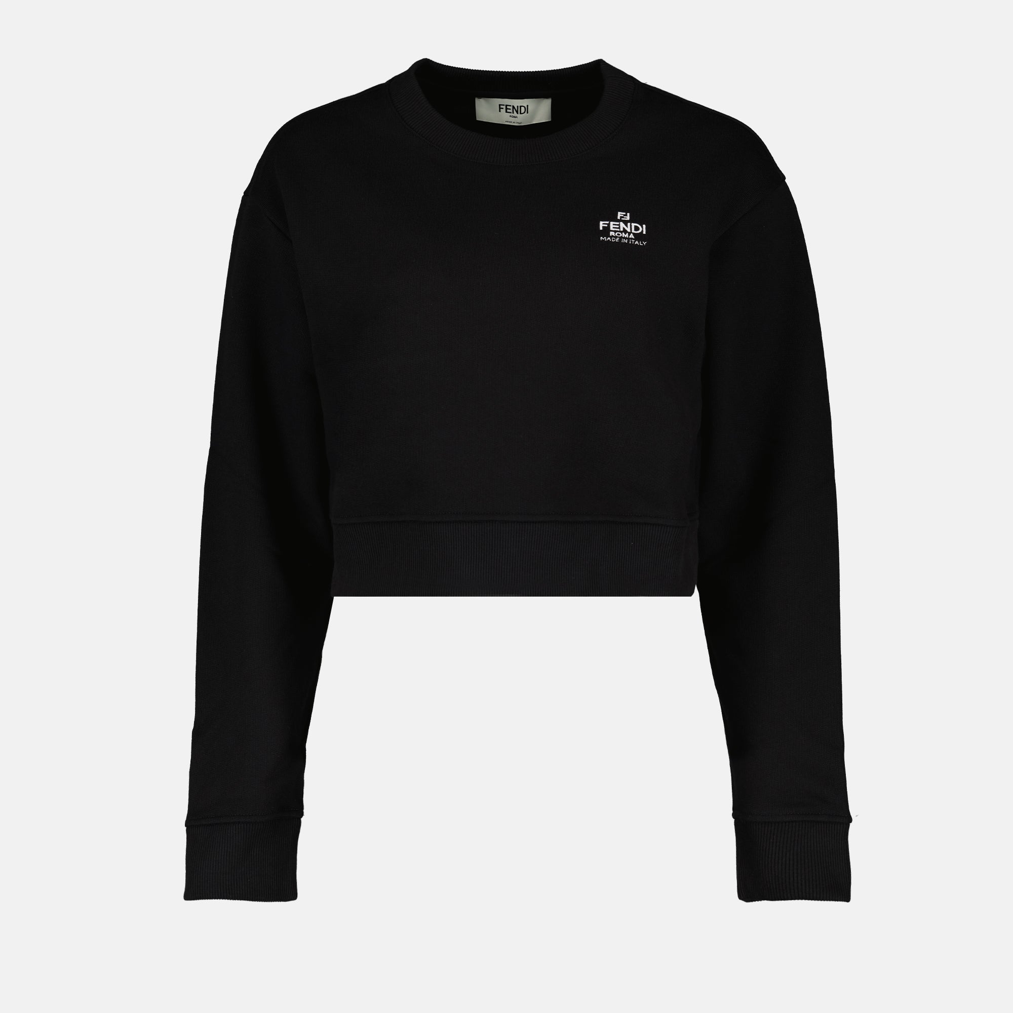 Sweatshirts Sweatshirt Fendi Roma Fendi Noir Femme