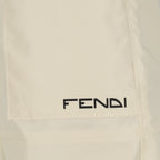 Shorts Short en nylon Fendi Beige Femme