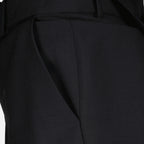 Pants Pantalon en mohair Fendi Black Femme