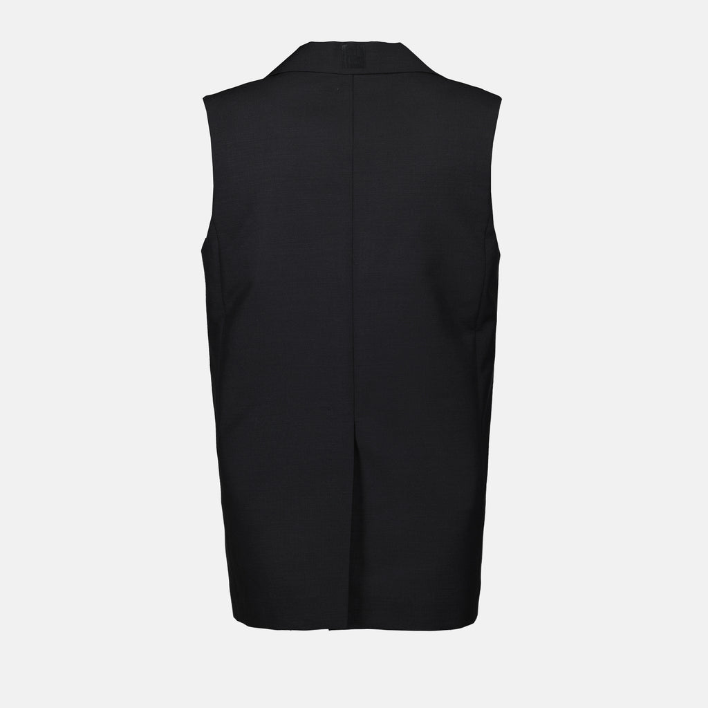 Jaquetas Blazer Sem Mangas Fendi Preto Femme