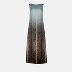Dresses Silk Dress Fendi Blue Femme