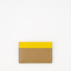 Small leather goods Porte-cartes en cuir Fendi Shadow Fendi Beige Homme