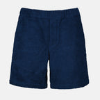 Shorts Terry cotton shorts Prada Dark blue Man