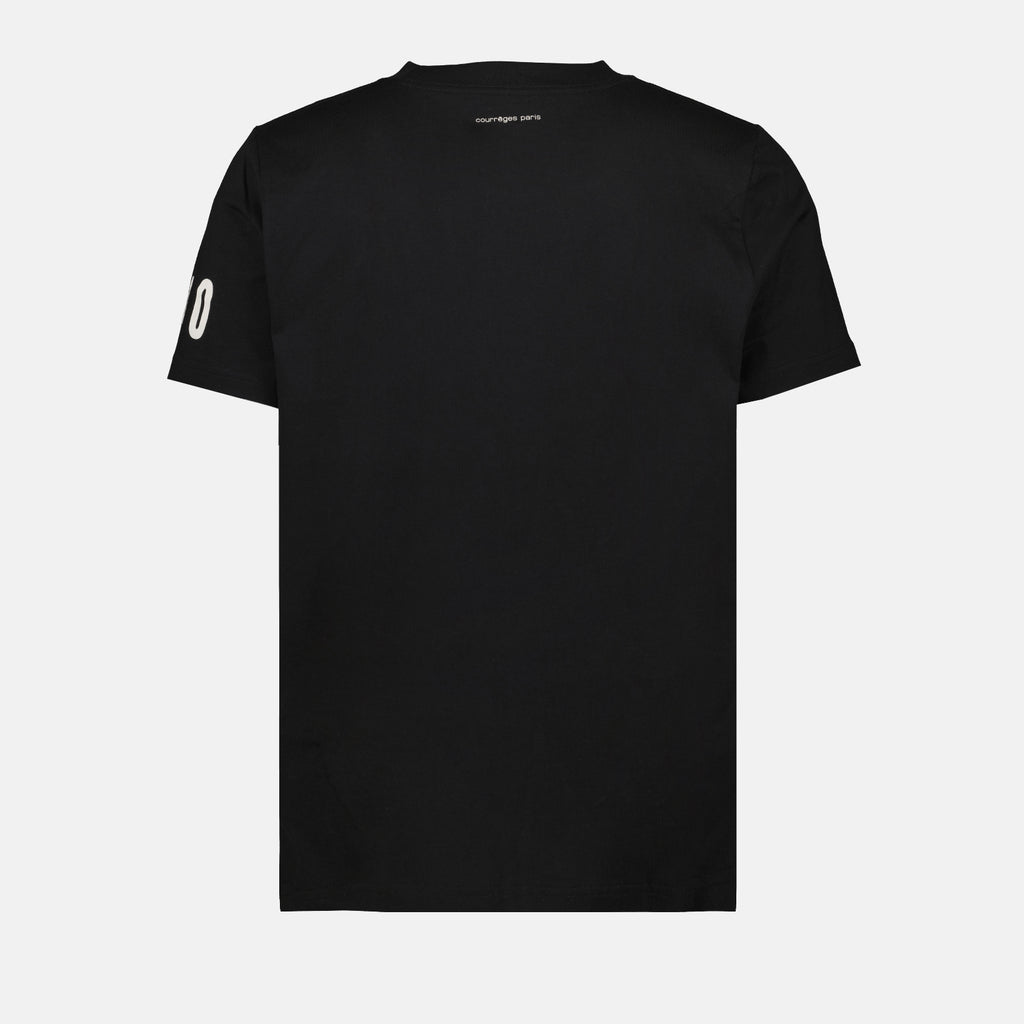 T-shirts T-shirt AC straight Courrèges Noir Homme