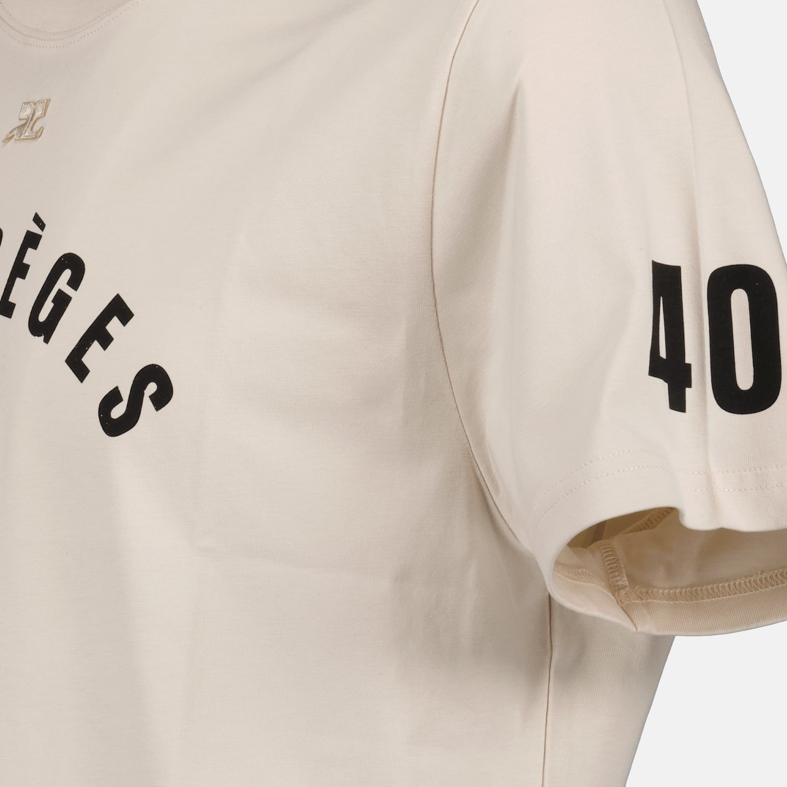 T-shirts AC Straight T-Shirt Courrèges Beige Man