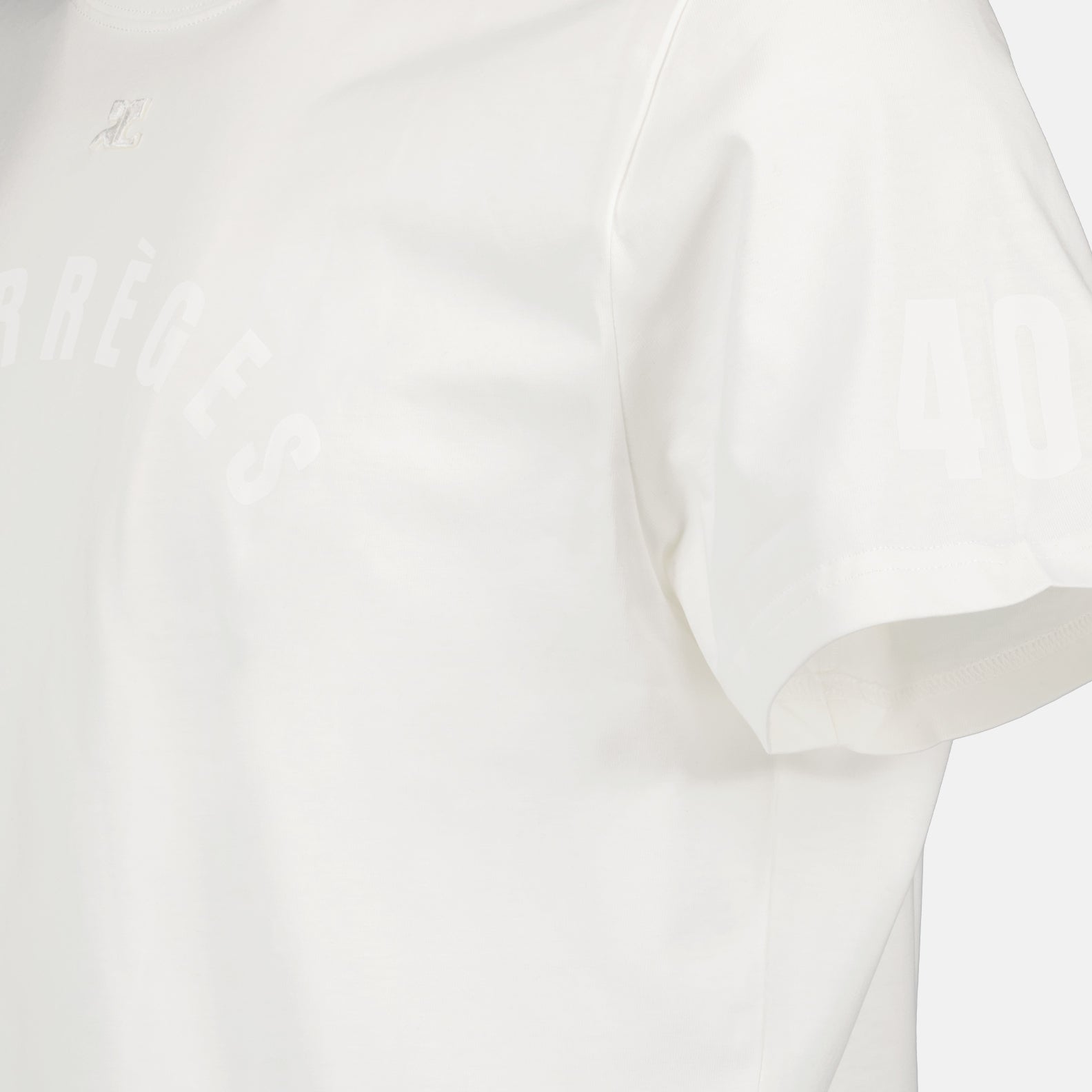 Camisetas T-Shirt AC Straight Courrèges Branco Homme