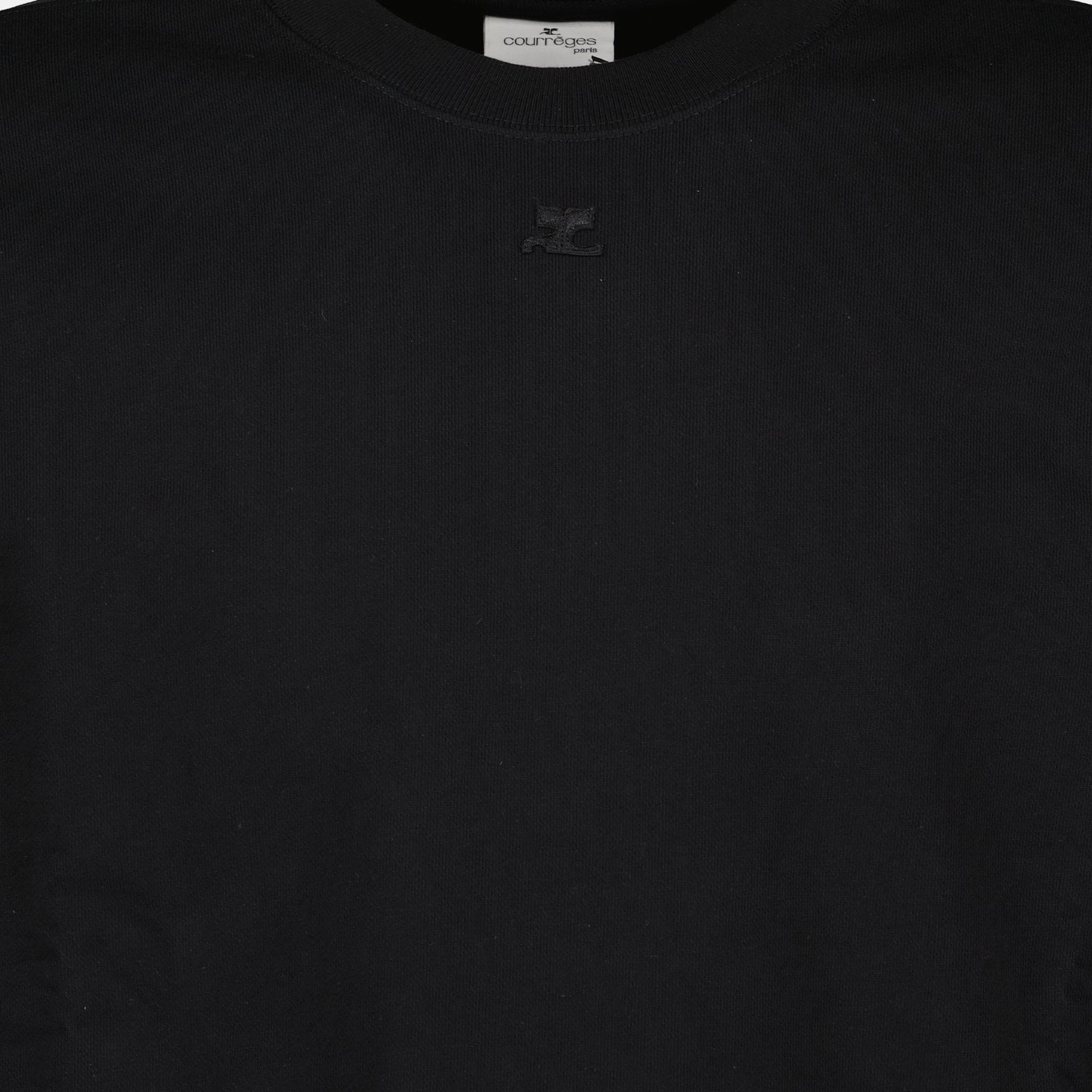 Sweatshirts AC cotton sweatshirt Courrèges Black Man