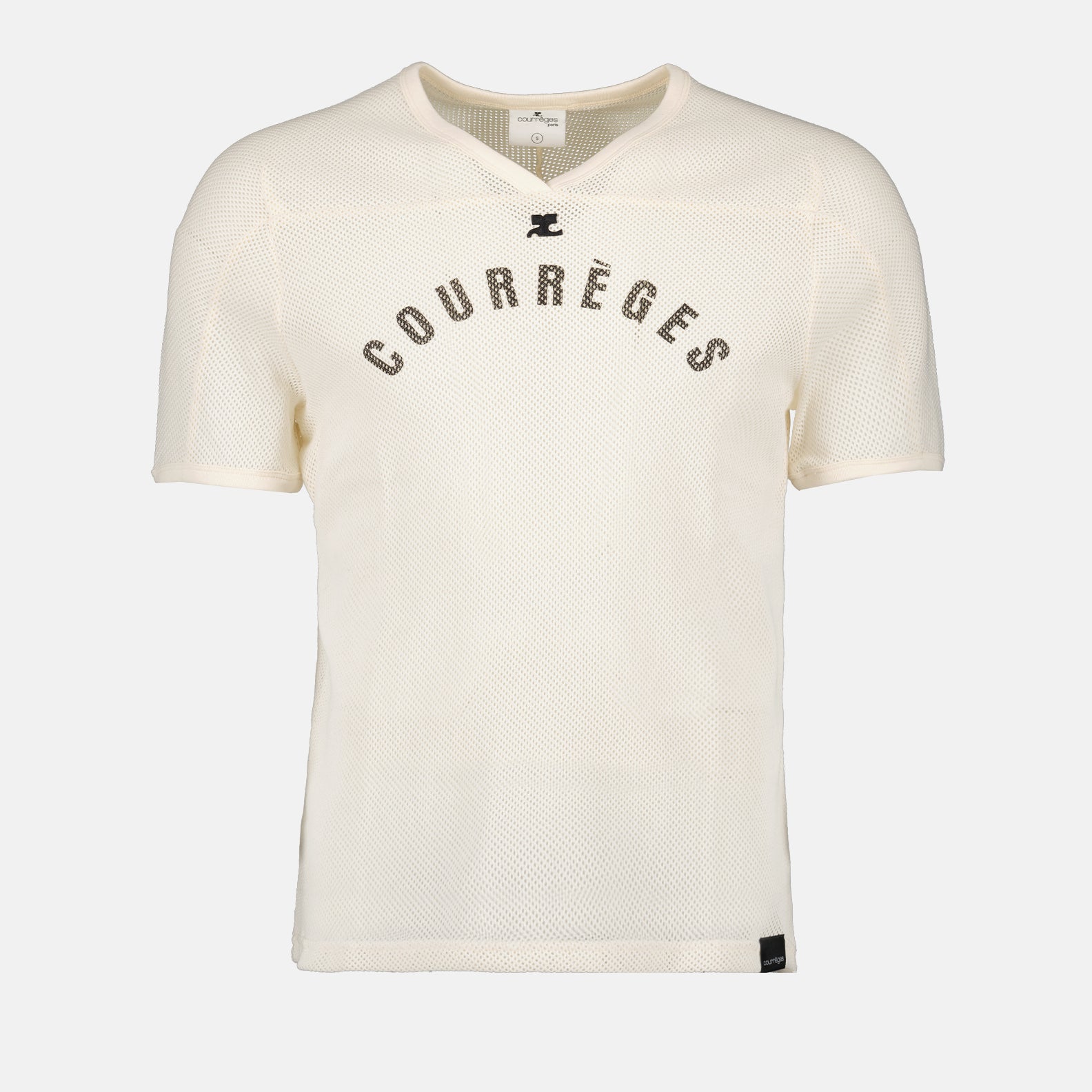 T-shirt de Baseball em Malha