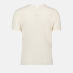 Camisetas T-shirt de Baseball em Malha Courrèges Bege Homme