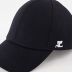 Hats, caps and beanies Classic cotton cap Courrèges Black Man