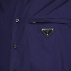 Shirts Cotton shirt Prada Blue Man