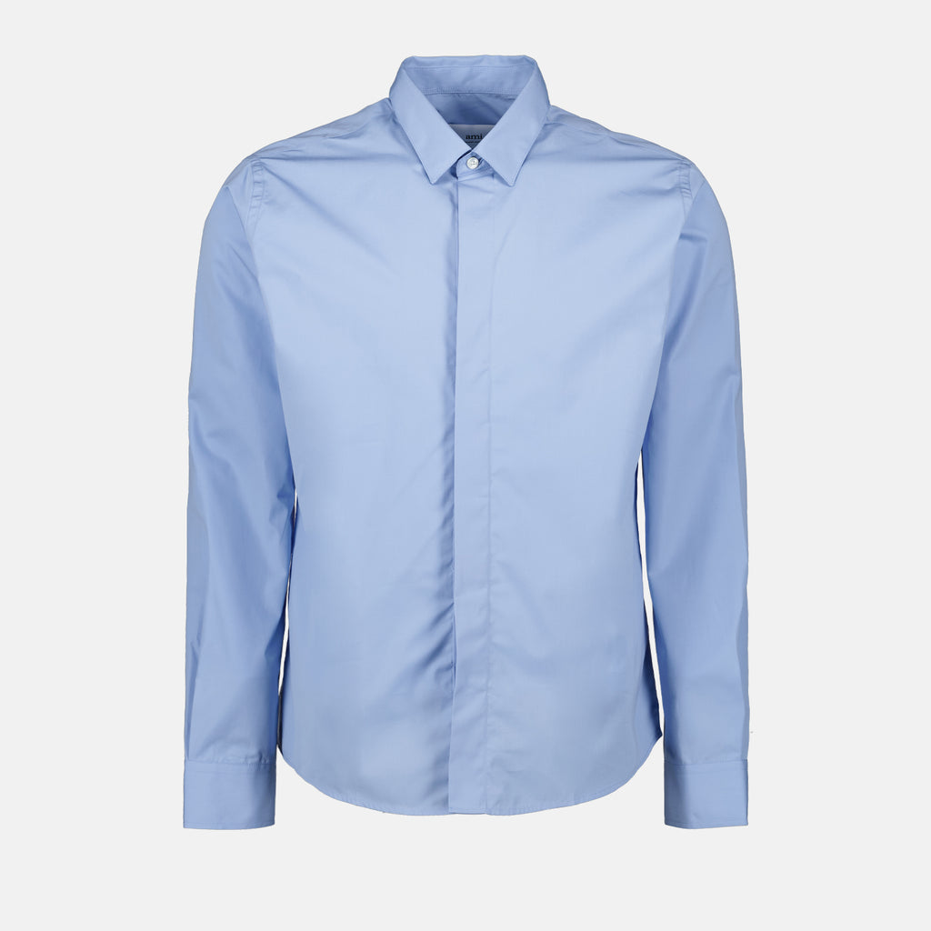 Shirts Chemise classique Ami PARIS Blue Unisex